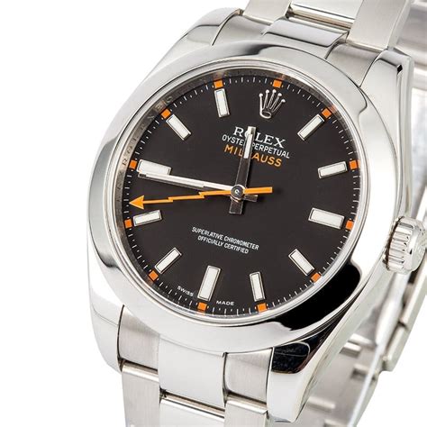 replica rolex milgauss orange black|rolex milgauss dark knight price.